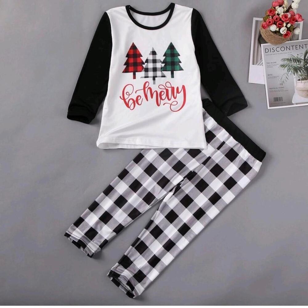 Nwot Buffalo Plaid Christmas Pajama Set - Picture 1 of 5